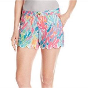 Lilly Pulitzer Sparkling Sands Scalloped Shorts